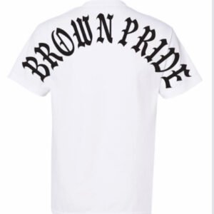 BROWN PRIDE (WHITE T)